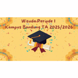wisuda kampus bandung periode 1 Ta 2025 2026